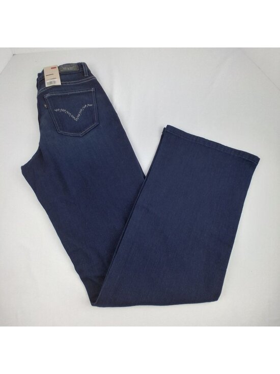Levi's Denim - Levis Womens 512 Bootcut Perfectly Slimming Jeans 2M (24x31) Dark Wash Denim NWT
